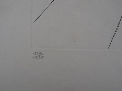 Salvador DALI : Flordali, Lune - Gravure originale signée au crayon 2