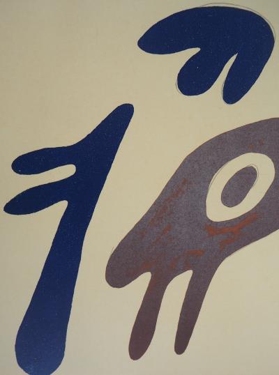 Jean ARP - Configuration rêveuse, 1962 - Lithographie originale 2