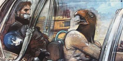 Enki BILAL - Jill, Horus, Nikopol et Gogol - Affiche édition d’art 2
