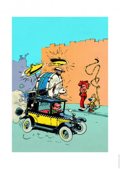André Franquin - Taxi Gaston - Affiche 2