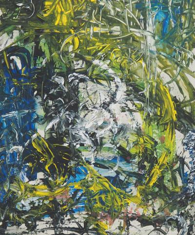 Michel GUIGNARD : Paysage fauve, 2000 - Acrylique et gouache originale signée 2