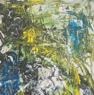 Michel GUIGNARD : Paysage fauve, 2000 - Acrylique et gouache originale signée 2