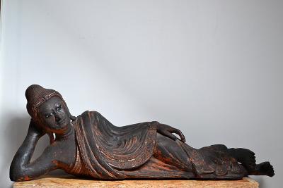 Birmanie, 19ème siècle - Bouddha couché 2