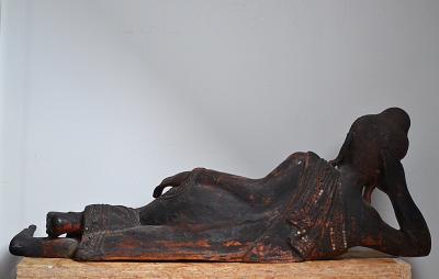 Birmanie, 19ème siècle - Bouddha couché 2