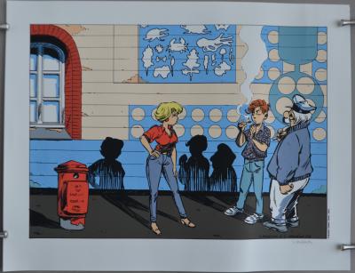 Carrère - Léo Loden, 2003 - Signed silkscreen 2