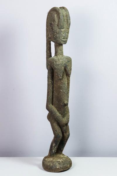 Mali, Dogon - Statue en bois à patine croûteuse 2