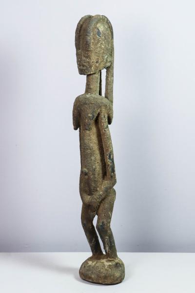 Mali, Dogon - Statue en bois à patine croûteuse 2