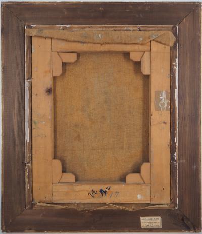 Robert SAVARY - Lutin de Noel - Huile sur toile signée 2
