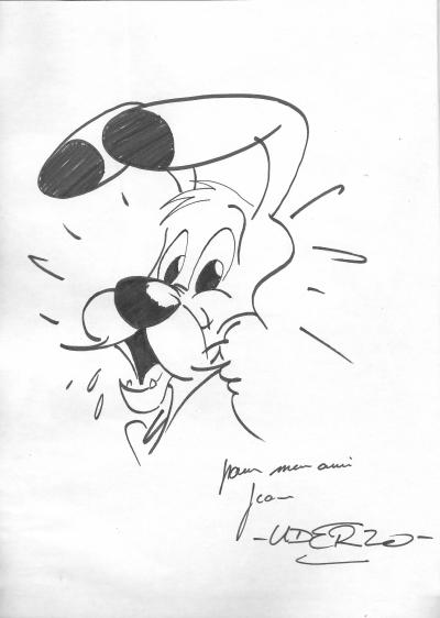 Albert UDERZO - Idéfix - Dessin 2