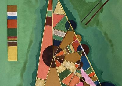 Wassily KANDINSKY (d’après) - Composition, 1965 - Lithographie signée dans la planche 2
