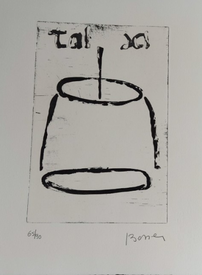 Jacques BOSSER - Composition - Gravure originale signée au crayon 2