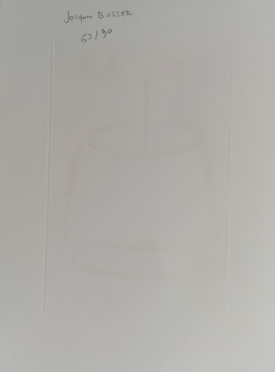 Jacques BOSSER - Composition - Gravure originale signée au crayon 2