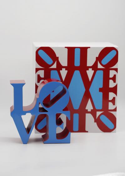 Robert INDIANA (d’après) - Love Blue, 2018 - Sculpture 2