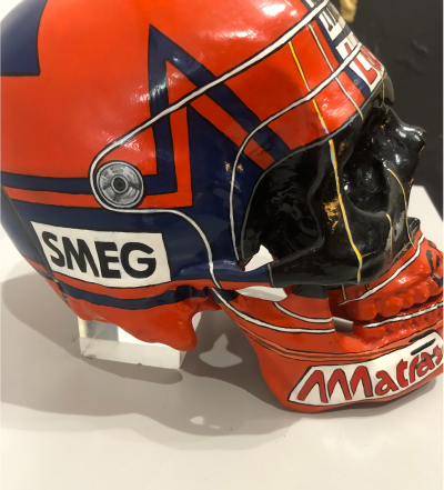 Maxime LHERMET - Skull Gilles Villeneuve, 2016 - Sculpture 2