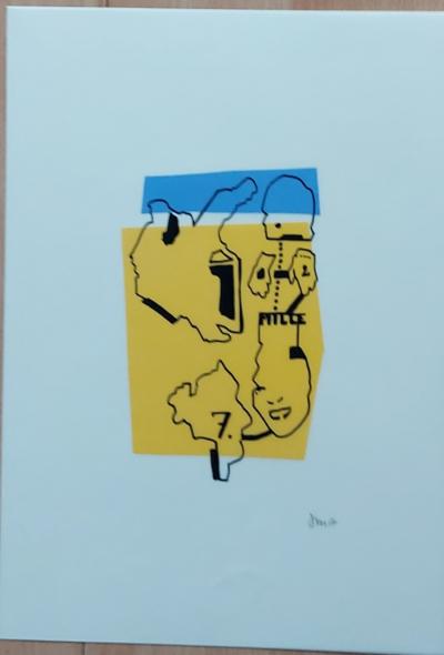 Jean-Michel ALBEROLA - Composition, 2007 - Impression signée au crayon 2