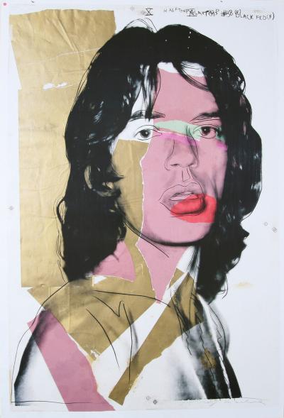 Andy WARHOL (d’après) - Mick Jagger, 2010 - Affiche
