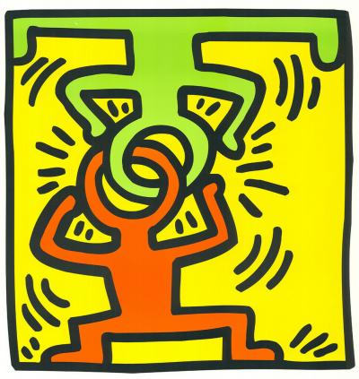 Keith HARING (d’après) - San Francisco Museum, 1998 - Impression offset 2