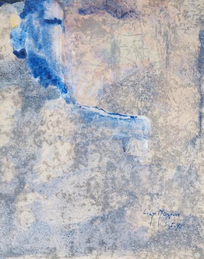 Lily MASSON : L’Oiseau Phénix, 1990  - Acrylique originale signée 2