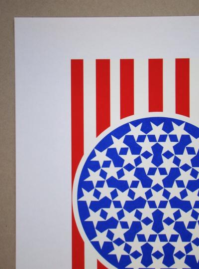 Robert INDIANA - New Glory Banner, 1997 - Sérigraphie originale 2