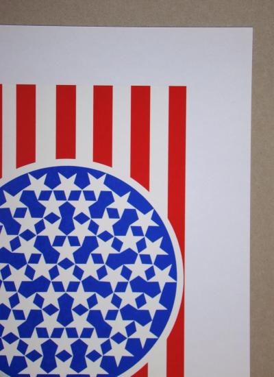 Robert INDIANA - New Glory Banner, 1997 - Sérigraphie originale 2