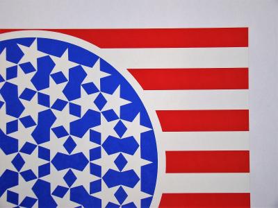 Robert INDIANA - New Glory Banner, 1997 - Sérigraphie originale 2