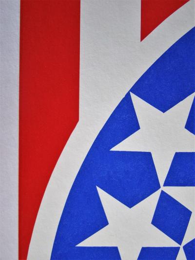 Robert INDIANA - New Glory Banner, 1997 - Sérigraphie originale 2