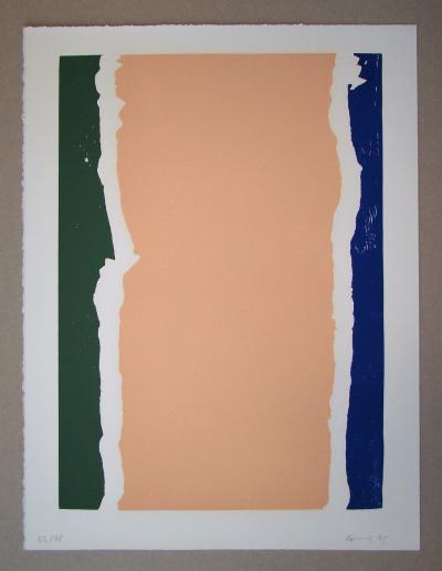 Günther FÖRG, Untitled, 1995, Woodcut signed and numbered 2