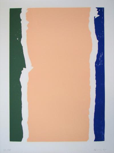 Günther FÖRG, Untitled, 1995, Woodcut signed and numbered 2
