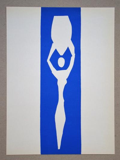 Henri MATISSE (d’après) - Femme à l’amphore, 1958 - Lithographie 2