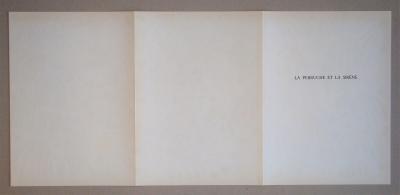 Henri MATISSE (d’après) - La perruche et la sirène, 1958 - Lithographie 2