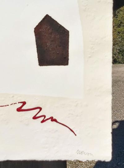 Leopoldo NOVOA - Bande noire - Gravure signée au crayon 2