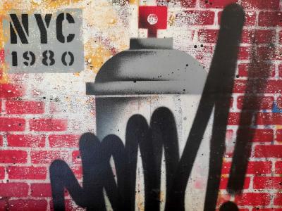 Seen - Bomb, 2021 - Aérosol sur toile 2