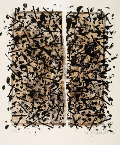Günther UECKER - Sans Titre - Lithographie signée à la main 2