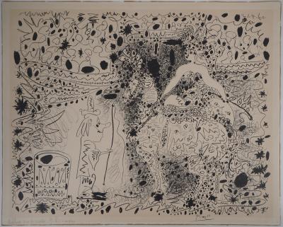 Pablo PICASSO - Écuyère et clown - Lithographie originale signée 2