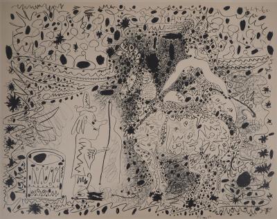 Pablo PICASSO - Écuyère et clown - Lithographie originale signée 2