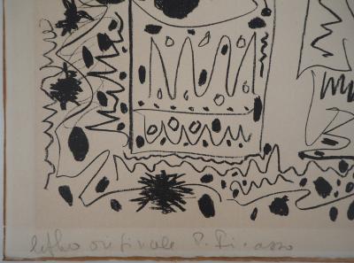 Pablo PICASSO - Écuyère et clown - Lithographie originale signée 2