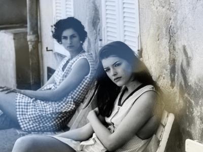 Alain DAUSSIN - Trois filles-Saint-Tropez, 2002 - Tirage argentique 2