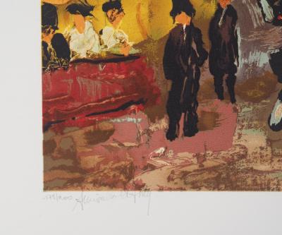 Henry Maurice D’ANTY : Calèche à Montmartre - Lithographie originale signée au crayon 2