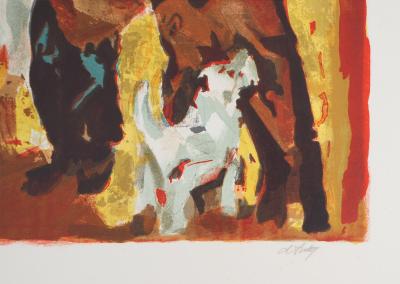 Henry Maurice D’ANTY : Jour de fête en Bretagne - Lithographie originale signée au crayon 2