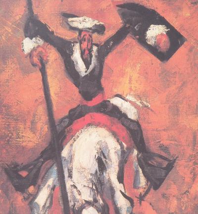 Henry Maurice D’ANTY : Don Quichotte - Lithographie originale signée 2