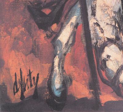 Henry Maurice D’ANTY : Don Quichotte - Lithographie originale signée 2