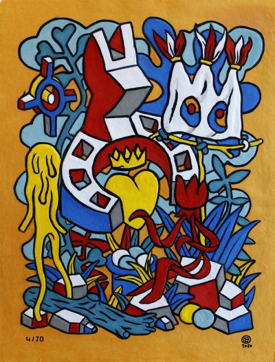 Speedy Graphito - Lapinture - Aquagravure signée au feutre 2