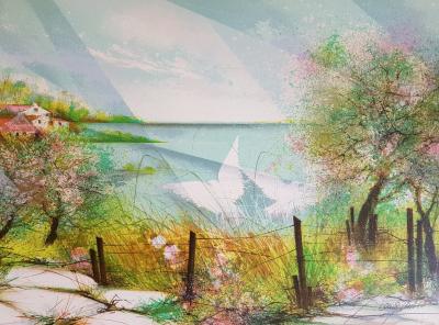 Raymond POULET - Le printemps de Vivaldi II, 1980 - Lithographie originale signée au crayon 2