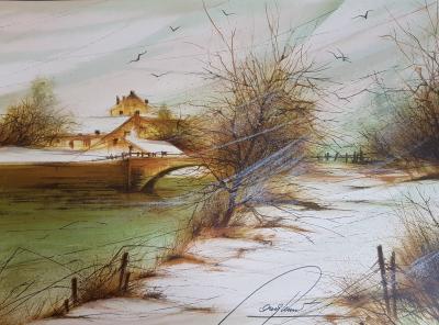 Raymond POULET - L’hiver de Vivaldi  I, 1980 - Lithographie originale signée au crayon 2
