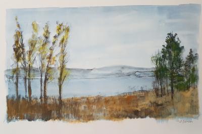 Jean-Pierre REMON - Contes du Léman III - Aquarelle signée 2