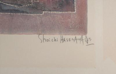 Shoichi HASEGAWA : Elle et lui, 1977 - Gravure originale signée au crayon 2