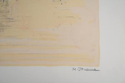 Michel JOUENNE : Les gondoles de Venise - Lithographie originale signée 2