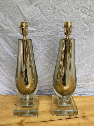 Alberto Doña - Paire de lampes, vers 1980 2