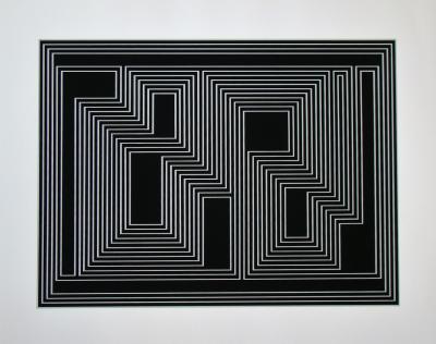 Josef ALBERS - Formulation : Articulation, 1974 - Plaque originale d’exposition 2