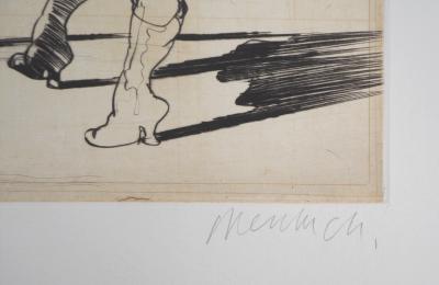 Claude WEISBUCH : Garde - Gravure originale signée 2